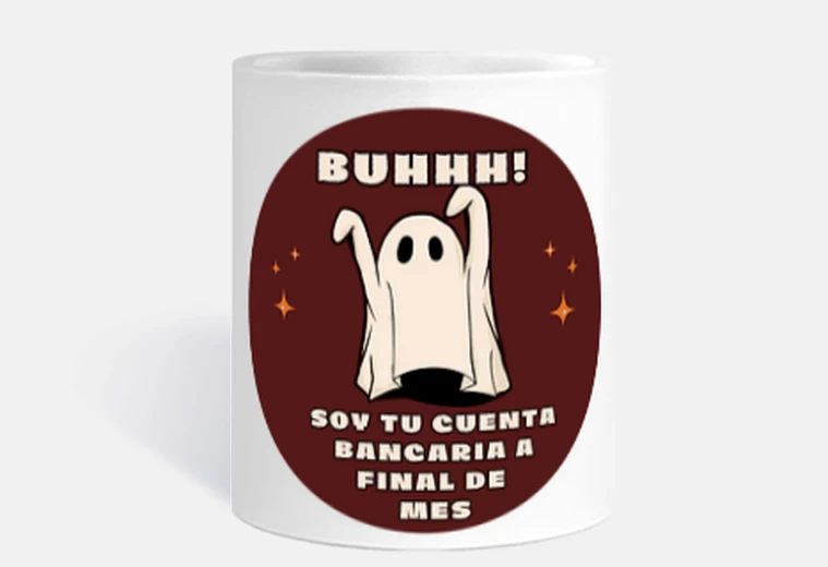 Taza Fantasma cuenta bancaria