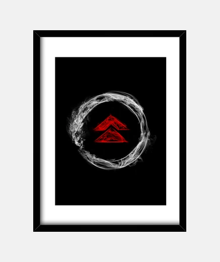Quadro fantasma fumoso