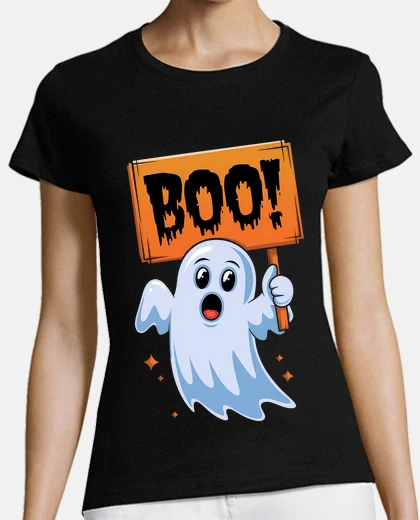 T-shirt fantasma infantile di Halloween