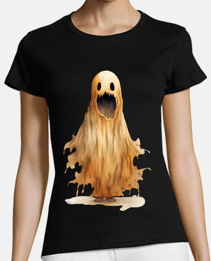 T-shirt fantasma spettrale di halloween vintage gocciolante di miasma che causerà paura e spavento