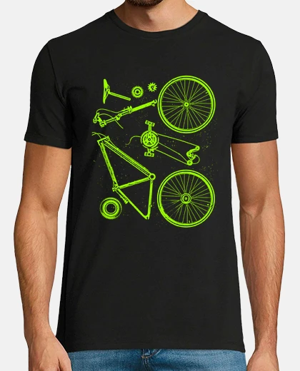 T-shirt fantastici pezzi per bici Giornata mond