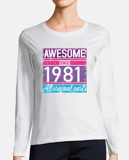 T-shirt fantastico dal 1981 regalo di compleann
