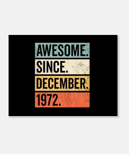 Stampa fantastico dal compleanno di dicembre 1