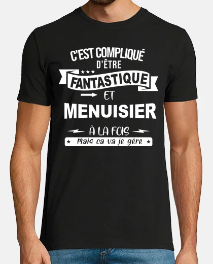 T-shirt fantastico falegname che gestisce