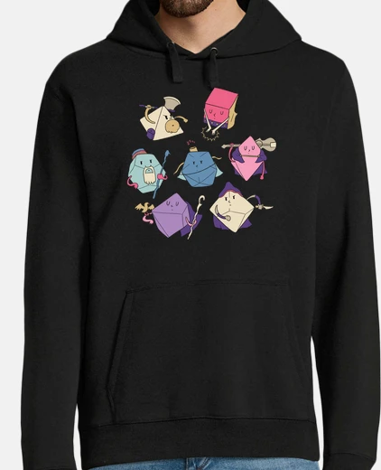 Hoodie Fantasy Dice Characters