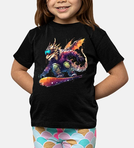 Ropa fantasy dragon snowboarder winter
