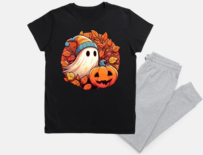 Pyjama fantôme d39automne de la saison effraya