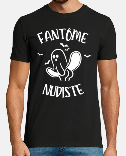 Tee-shirt fantôme nudiste