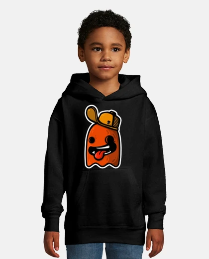 Vêtements fantôme orange avec casquette