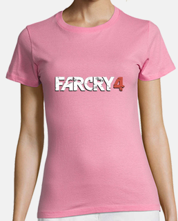 FARCRY4 girl- white logo - pink