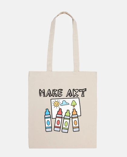Borsa fare arte design a tema artista