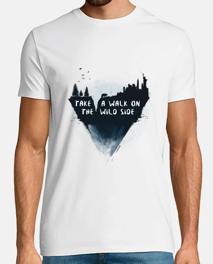 T-shirt fare una passeggiata sul wild side