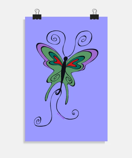 Poster farfalla