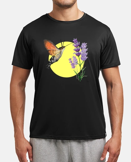 T-shirt farfalla sfinge colibrì