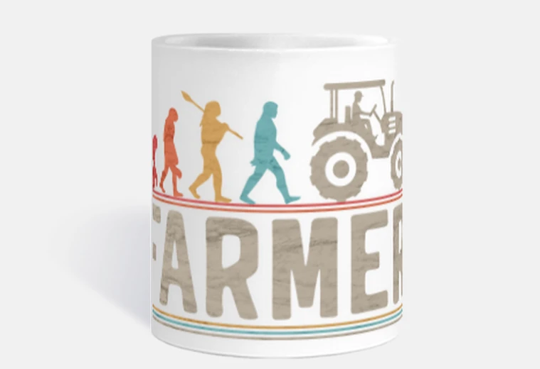 Tazza Farmer Evolution Trattore Contadino