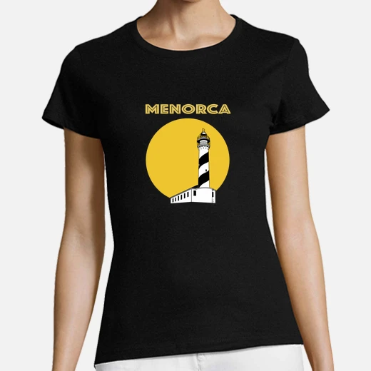 faro menorca. mujer, 