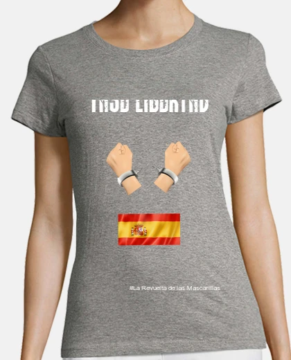 Camiseta Fase Libertad Mujer - Celeste