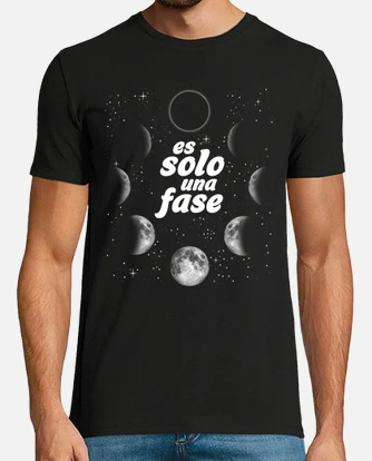 Camiseta fases de la luna hotsell