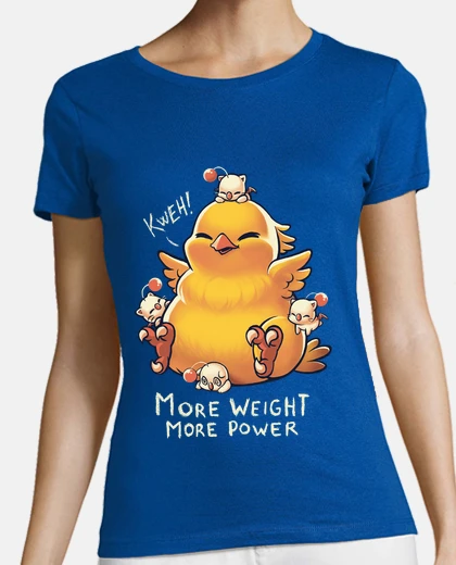 T-shirt fat - final fantasy - moogle