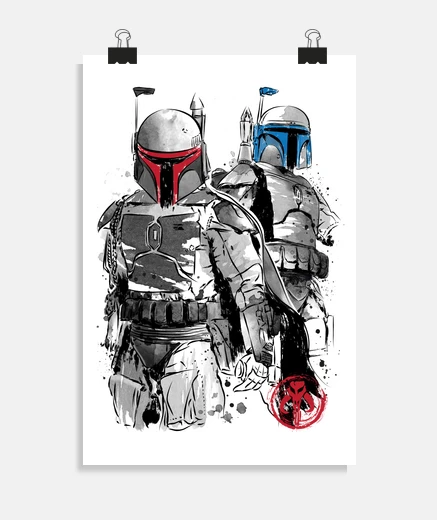 Poster father and son
