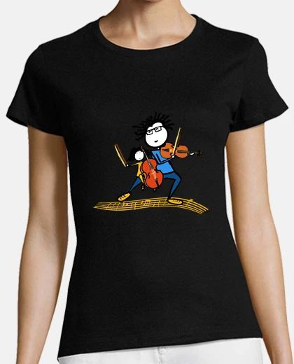 T-shirt father day violin cello