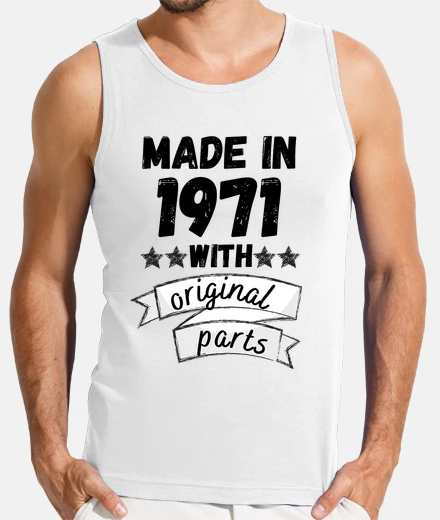 T-shirt fatta nel 1971 con parti originali