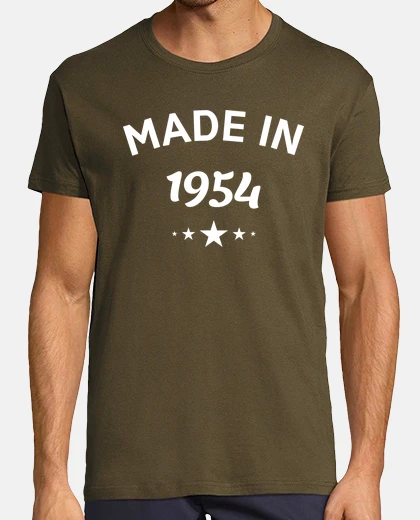 T-shirt fatto nel 1954 regalo di compleanno del