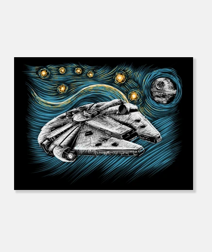 Tableau faucon étoilé
