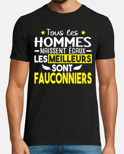 Tee-shirt Fauconnier Aigle Faucon Chasseur Métier