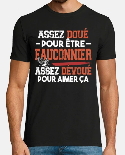 Tee-shirt Fauconnier Aigle Faucon Chasseur Métier
