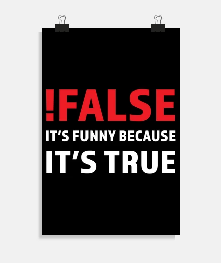 Poster faux c39est drôle parce que c39est vrai
