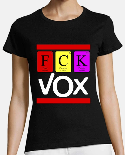 Playera FCK VOX Bandera republicana