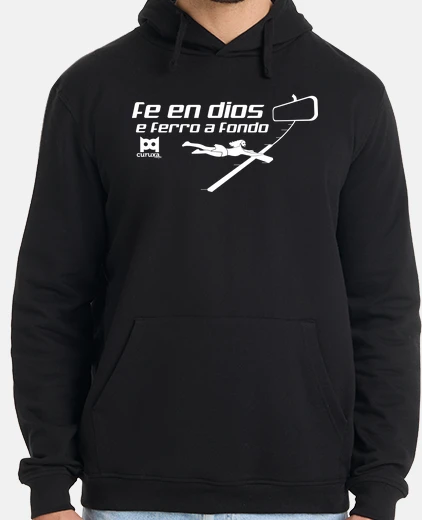 Sudadera Fe en dios (blanco)