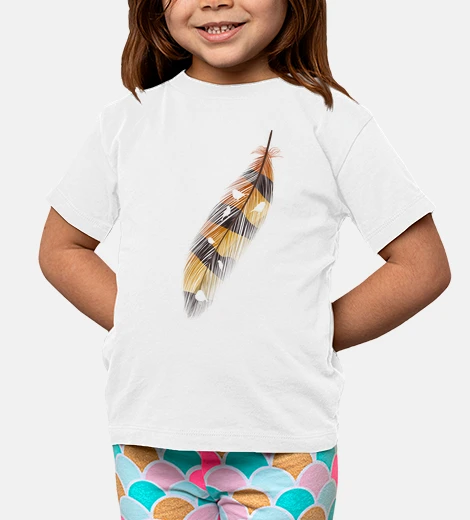 Kids feather stripes birds