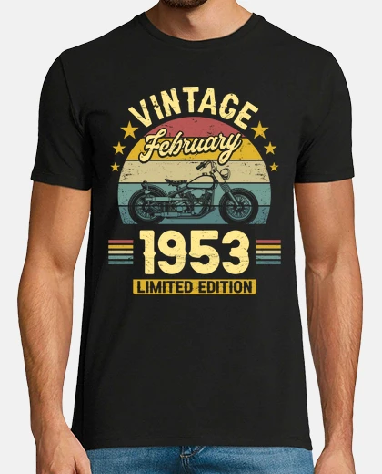 T-shirt Febbraio 1953 70 Anni Compleanno