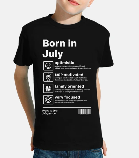 Ropa fecha de nacimiento en julio