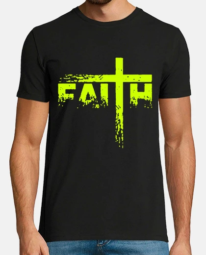 T-shirt fede croce cristiana gesù amore