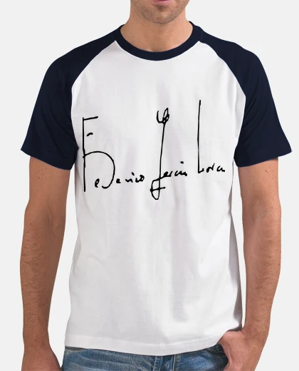 Camiseta Federico García Lorca, firma