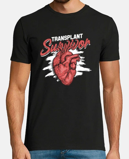 T-shirt fegato coraggioso sopravvissuto al trap