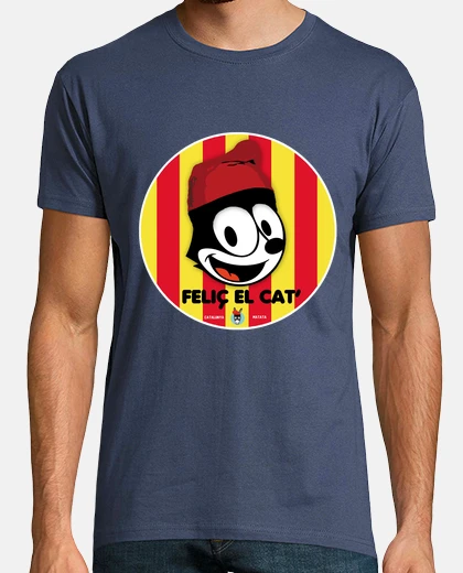 Camiseta feliç el cat