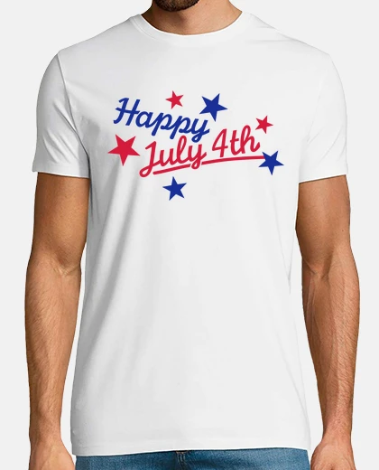 T-shirt felice 4 luglio giorno dell'indipendenza