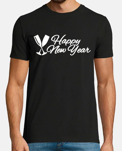 T-shirt felice anno nuovo