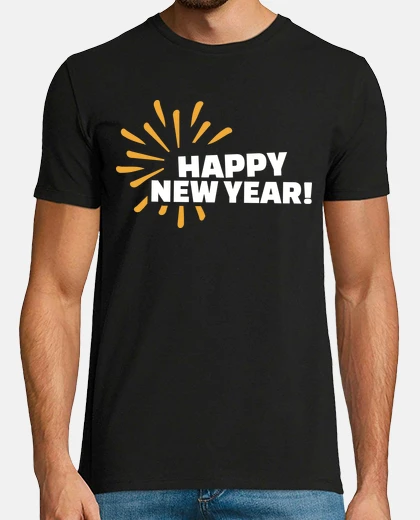 T-shirt felice anno nuovo