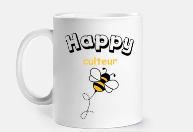 Tazza felice apicoltore di umorismo cultista