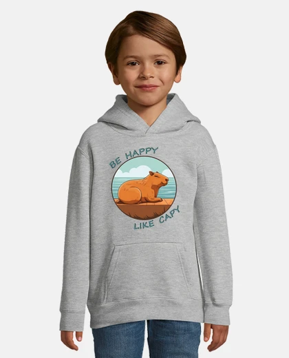 Abbigliamento felice come un capibara