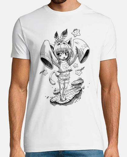 T-shirt felice neko