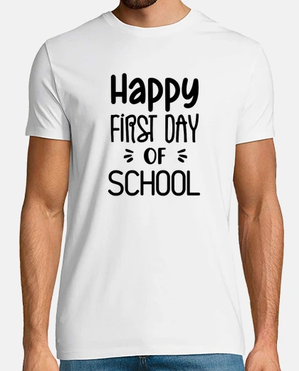 T-shirt felice ritorno a scuola