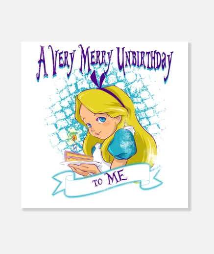 Stampa felice unbirthday