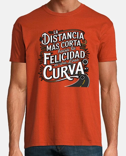 Camiseta FELICIDAD MOTOS