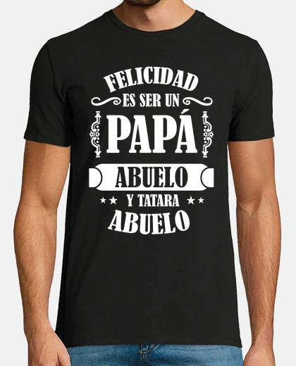 Tee-shirt félicitations es un papa abuelo et tata